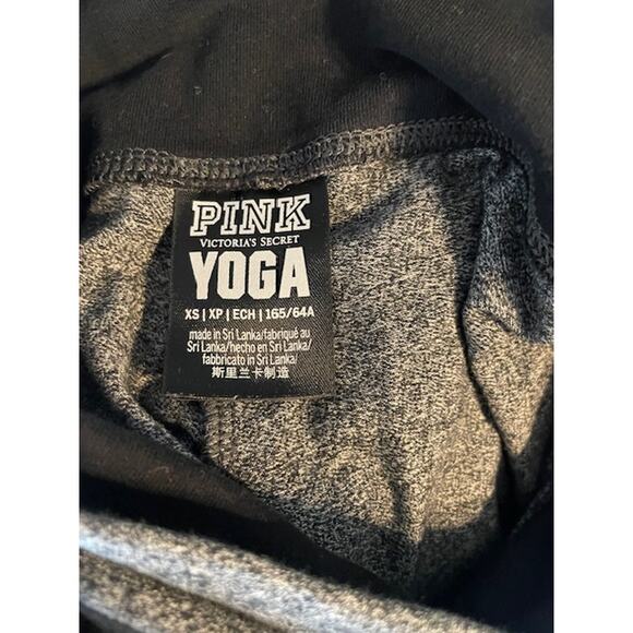 Pink by Victoria's Secret Gray‎ Leggings Yoga Pants Size Medium - Picture 3 of 3
